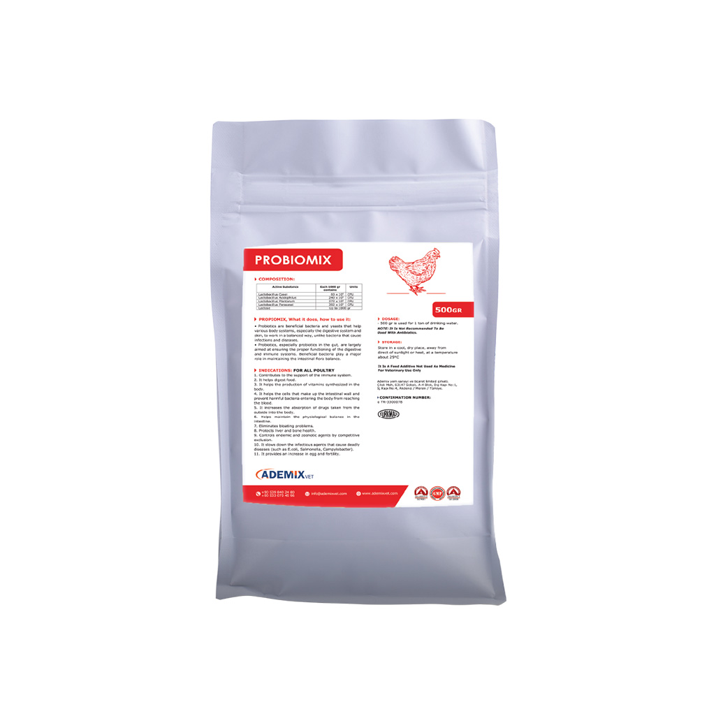 Probiomix || Barkar Veteriner Ecza Deposu - Kanatlı Veteriner Sağlık Hizmetleri